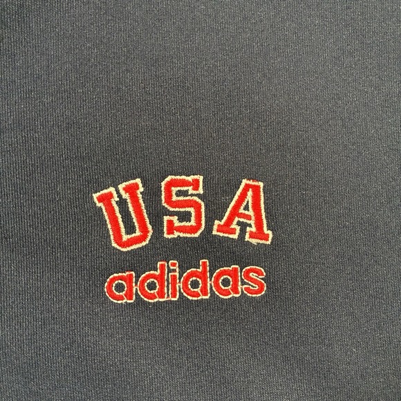 Vintage 80s Adidas USA Olympic Track Jacket Large Colorblock Embroidered 90s - Picture 4 of 10